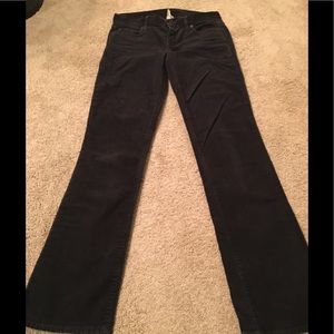 J. Crew cordoruy favorite fit dark gray pants